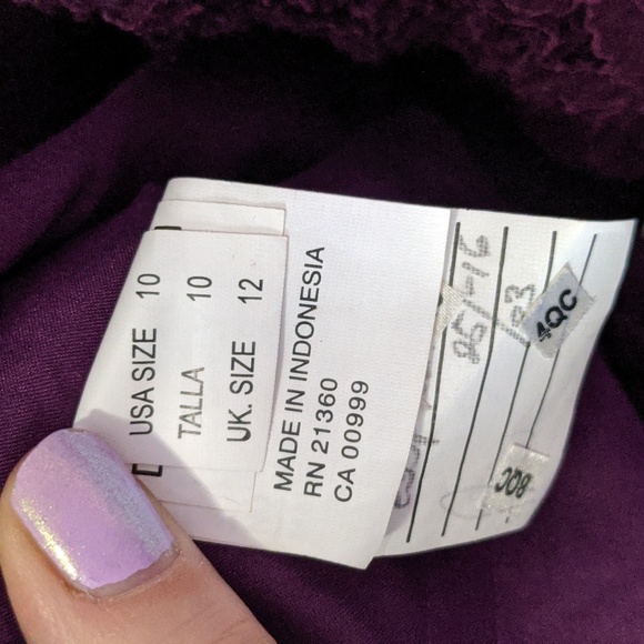 Mori Lee Bridesmaid Style 11100- Eggplant - Picture 6 of 8